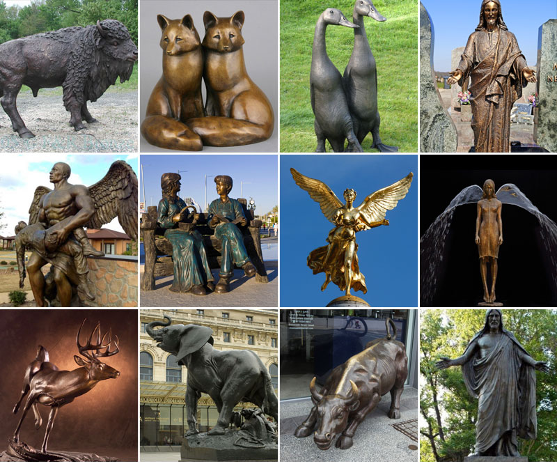 2017New Design life size outdoor Beautiful Bronze Fountain Statue for