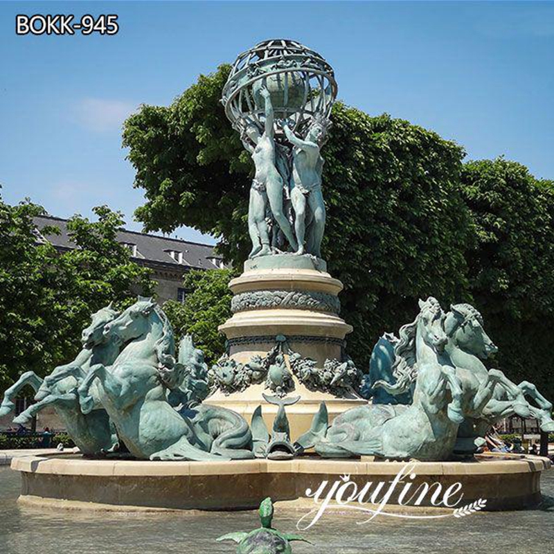 Large Famous Bronze Observatory Fountain Outdoor Park for Sale